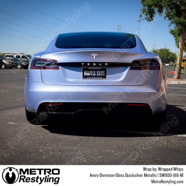 Avery Dennison SW900 Gloss Quicksilver Metallic Vinyl Wrap | SW900-816-M For Cheap - Image 5