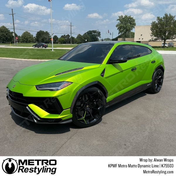 KPMF K75500 Metro Matte Dynamic Lime Vinyl Wrap | K75503 Cheap - Image 2