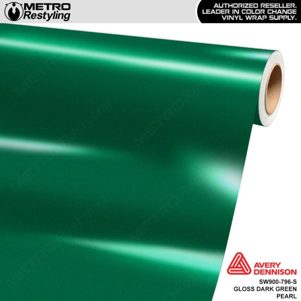 Avery Dennison SW900 Gloss Dark Green Pearl Vinyl Wrap | SW900-796-S Online