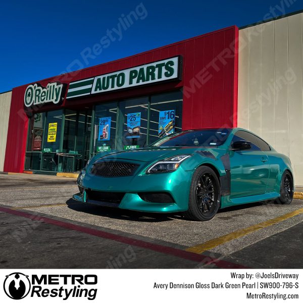 Avery Dennison SW900 Gloss Dark Green Pearl Vinyl Wrap | SW900-796-S Online - Image 3