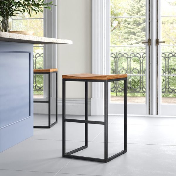 Presley Solid Wood Counter  Stool (Set of 2) on Sale - Image 2