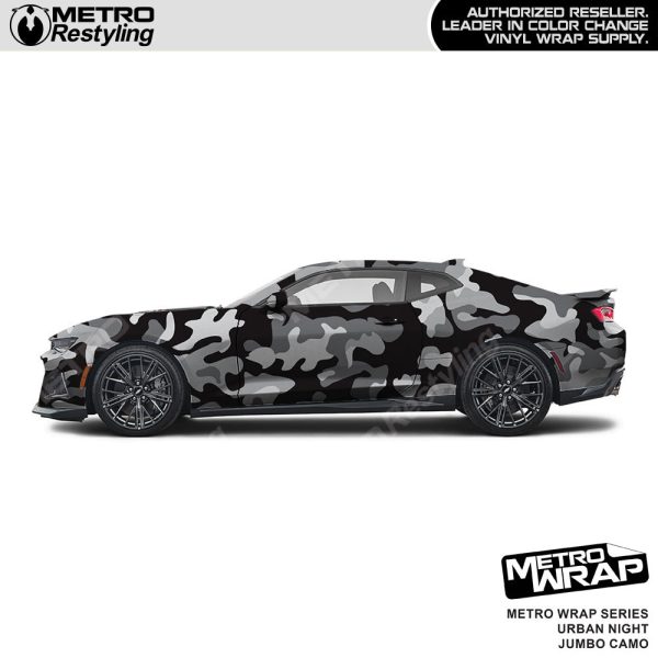 Metro Wrap Jumbo Classic Urban Night Camouflage Vinyl Film on Sale - Image 2