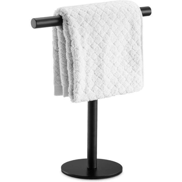 Matte Black Free Standing Towel Stand Sale - Image 5