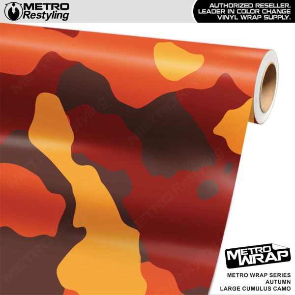 Metro Wrap Large Cumulus Autumn Camouflage Vinyl Film Hot on Sale