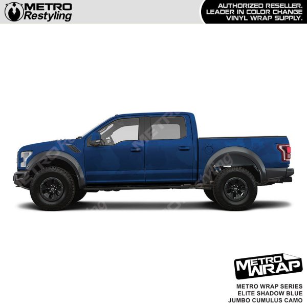 Metro Wrap Jumbo Cumulus Elite Shadow Blue Camouflage Vinyl Film Online Hot Sale - Image 3