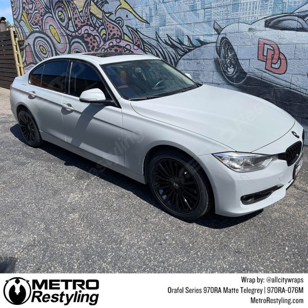 Orafol 970RA Matte Telegrey Vinyl Wrap | 970RA-076M For Cheap - Image 2
