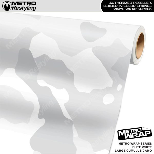 Metro Wrap Large Cumulus Elite White Camouflage Vinyl Film Online Sale