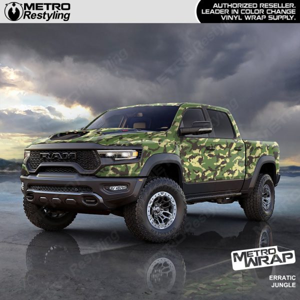 Metro Wrap Erratic Jungle Camouflage Vinyl Film Online - Image 3
