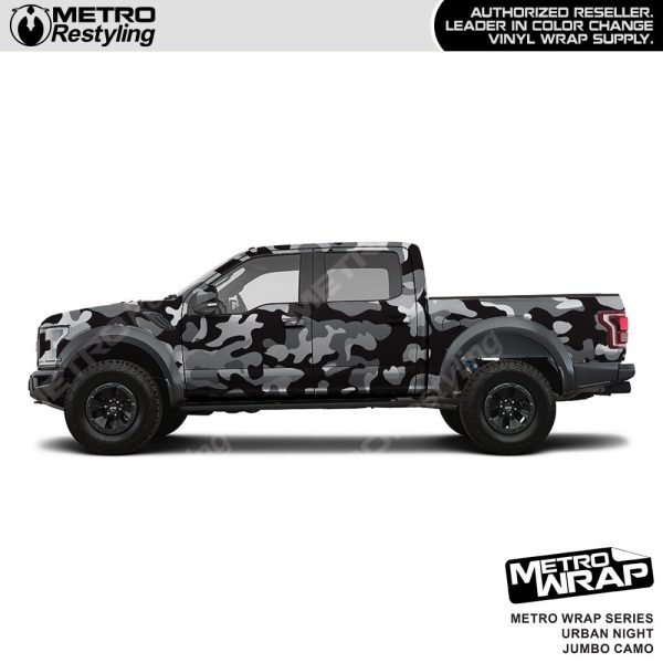 Metro Wrap Jumbo Classic Urban Night Camouflage Vinyl Film on Sale - Image 3