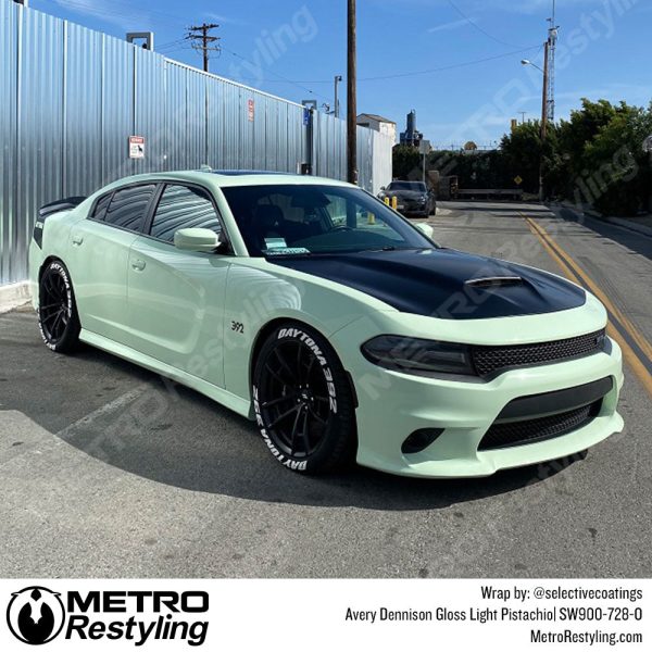 Avery Dennison SW900 Gloss Light Pistachio Vinyl Wrap | SW900-728-O Fashion - Image 2