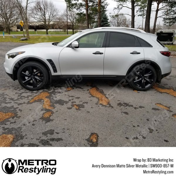 Avery Dennison SW900 Matte Silver Metallic Vinyl Wrap | SW900-857-M Sale - Image 5