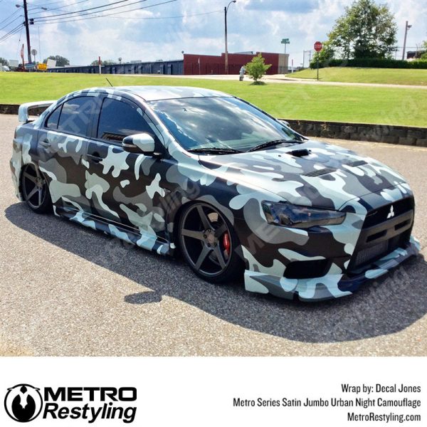 Metro Wrap Jumbo Classic Urban Night Camouflage Vinyl Film on Sale - Image 4